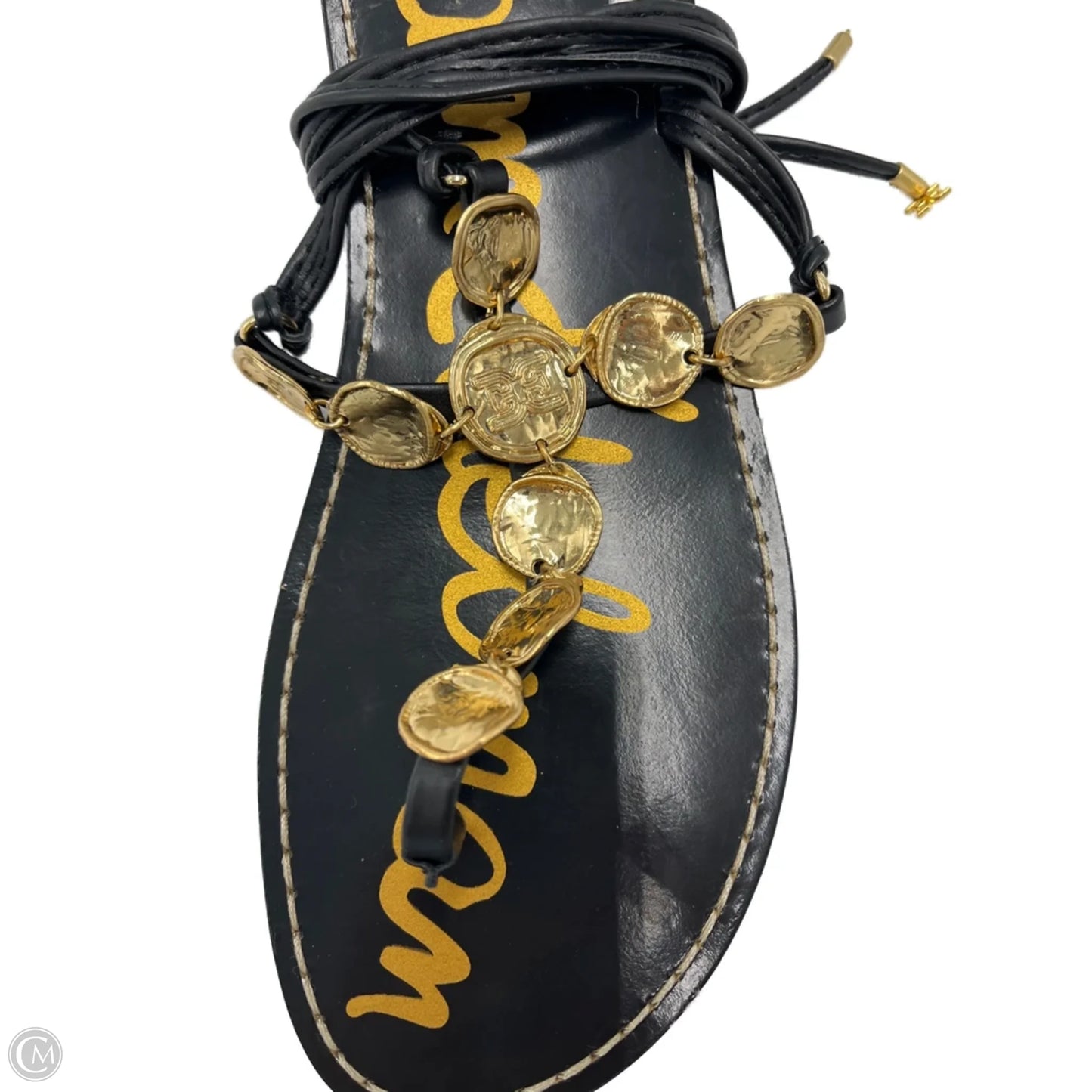 Sandals Flats By Sam Edelman In Black, Size: 8.5
