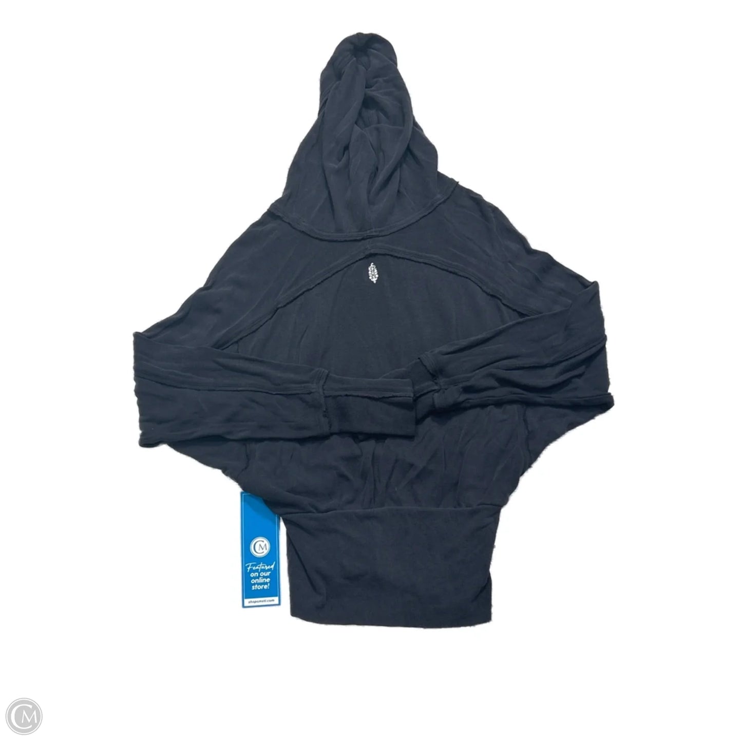 Athletic Sweatshirt Hoodie By Free People In Black, Size: Xs