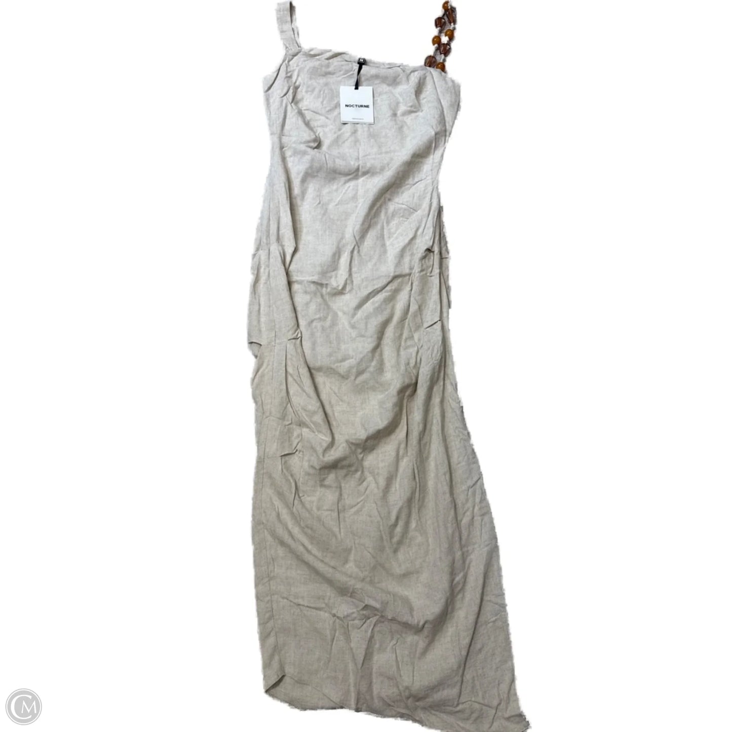 New! Dress Casual Maxi By Nocturne In Beige, Size: M