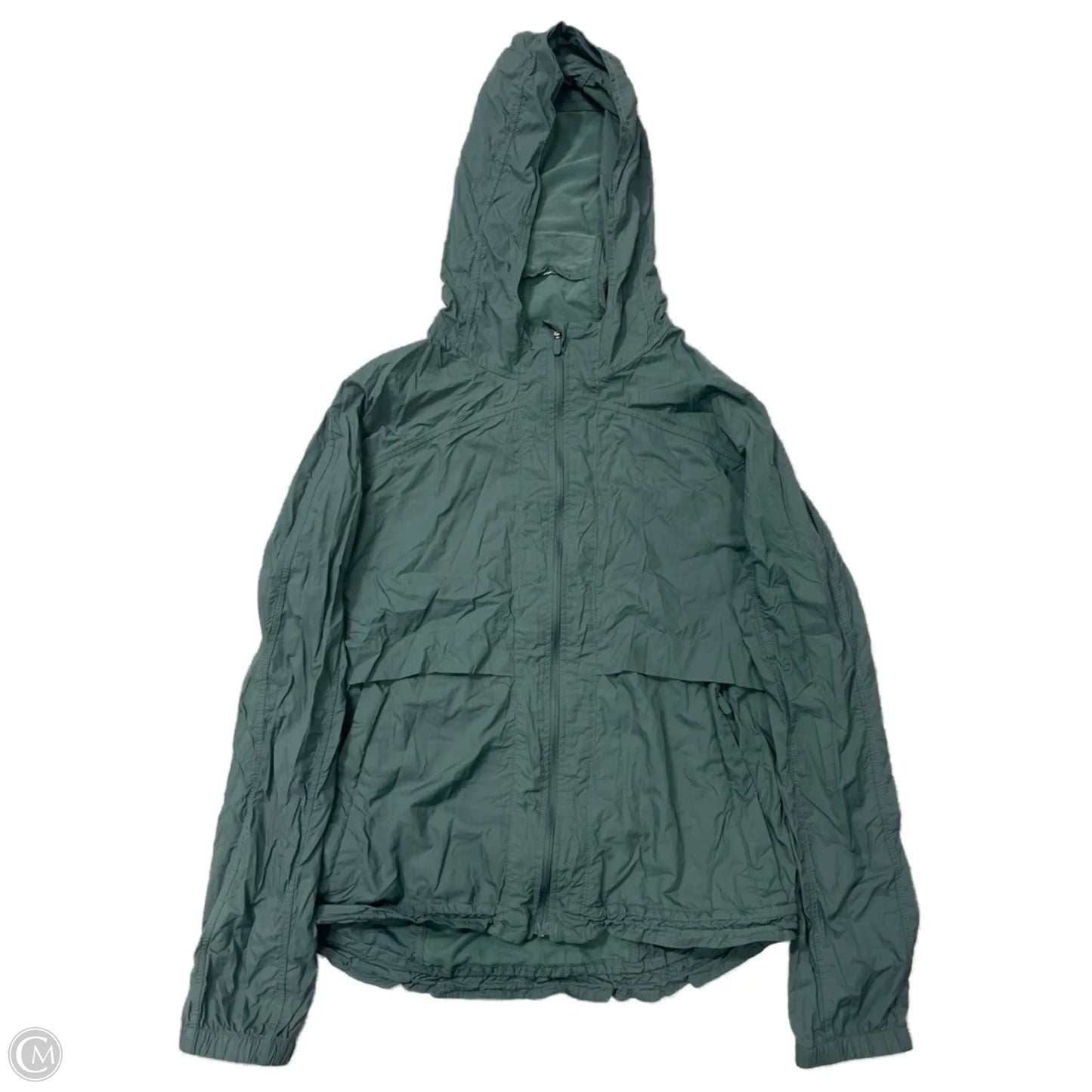 Athletic Jacket By Lululemon In Green, Size: Xs