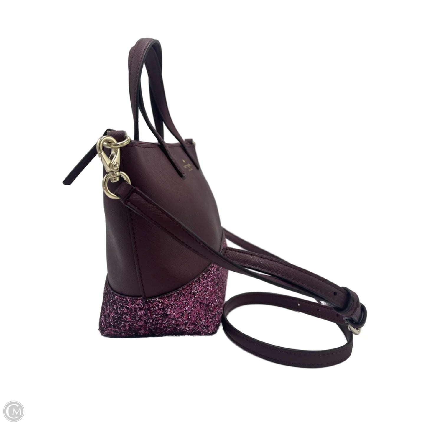 Zip-Top Sparkles Designer Handbag / Crossbody By Kate Spade