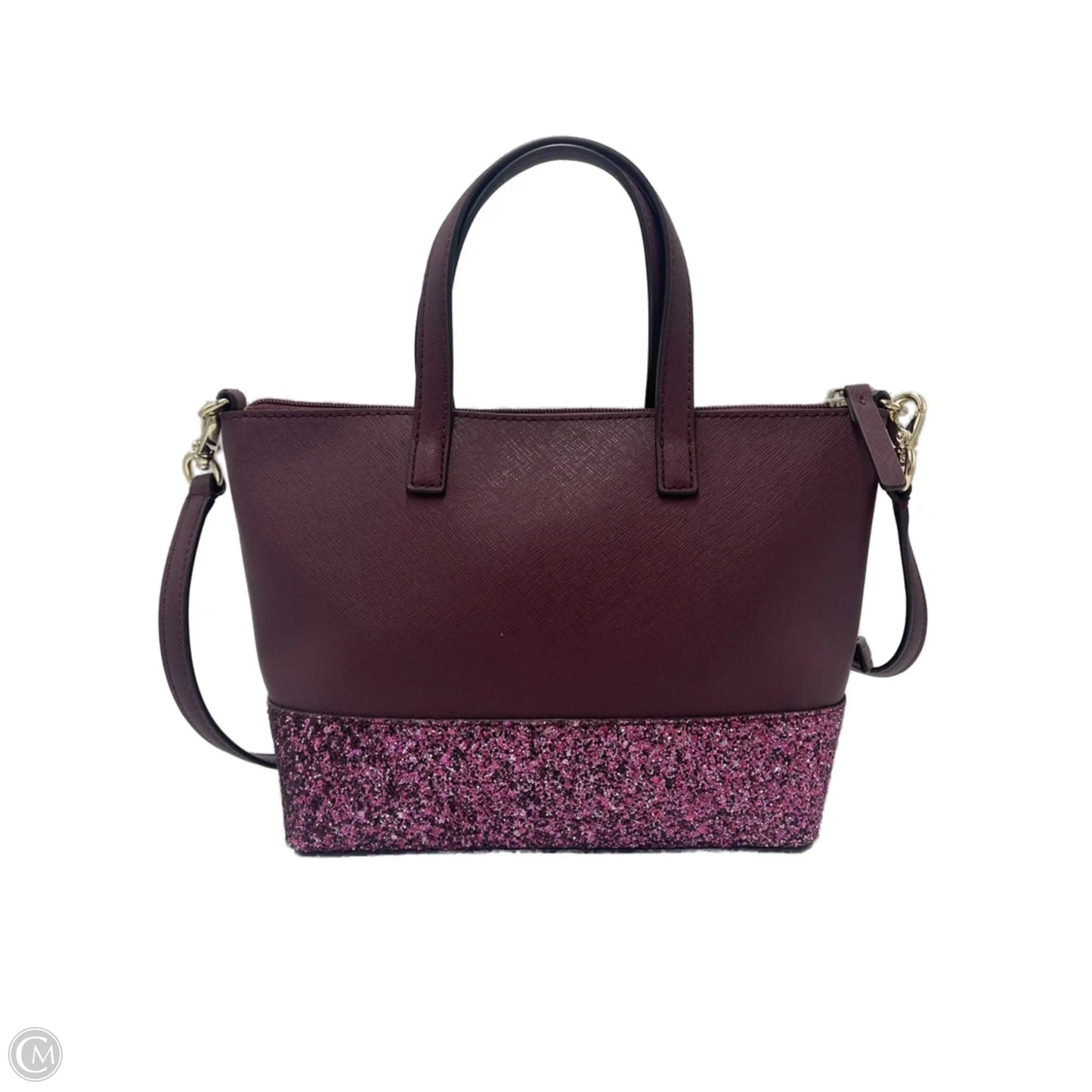 Zip-Top Sparkles Designer Handbag / Crossbody By Kate Spade