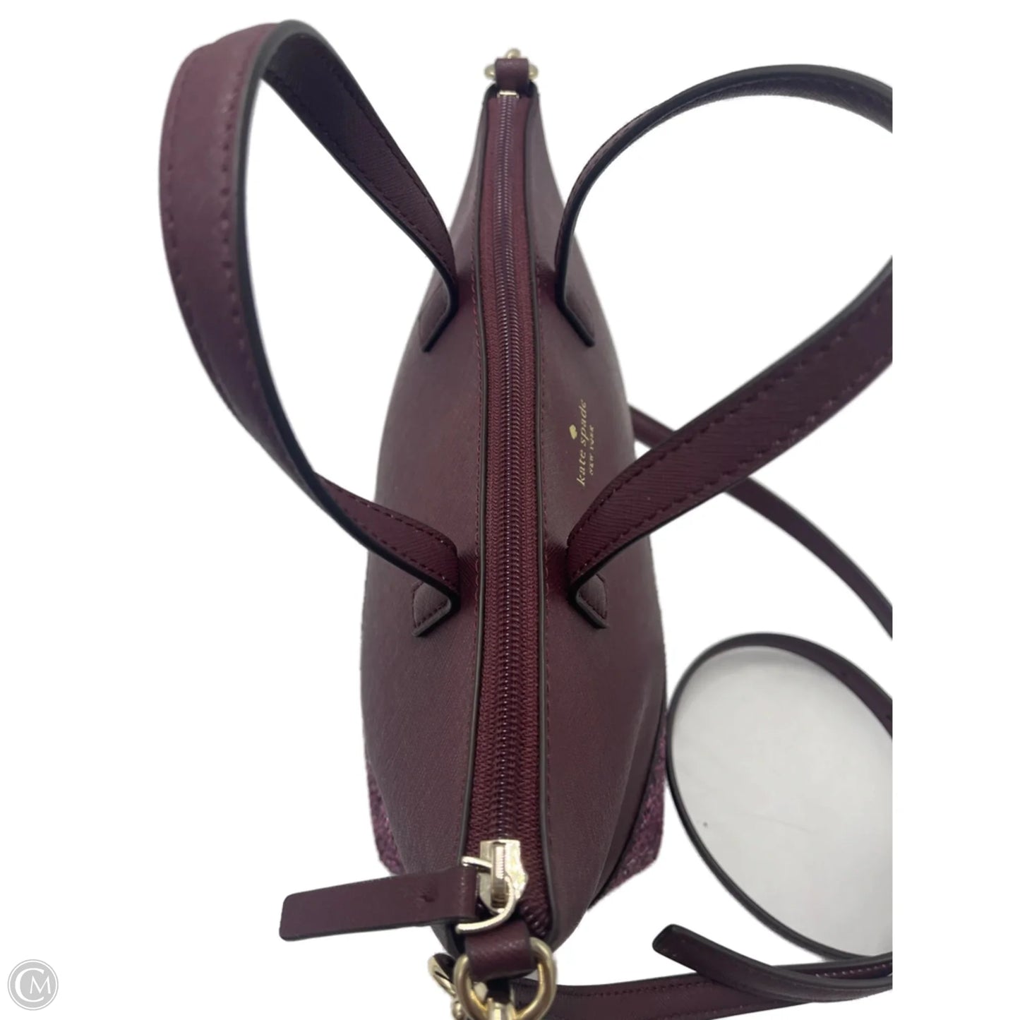 Zip-Top Sparkles Designer Handbag / Crossbody By Kate Spade