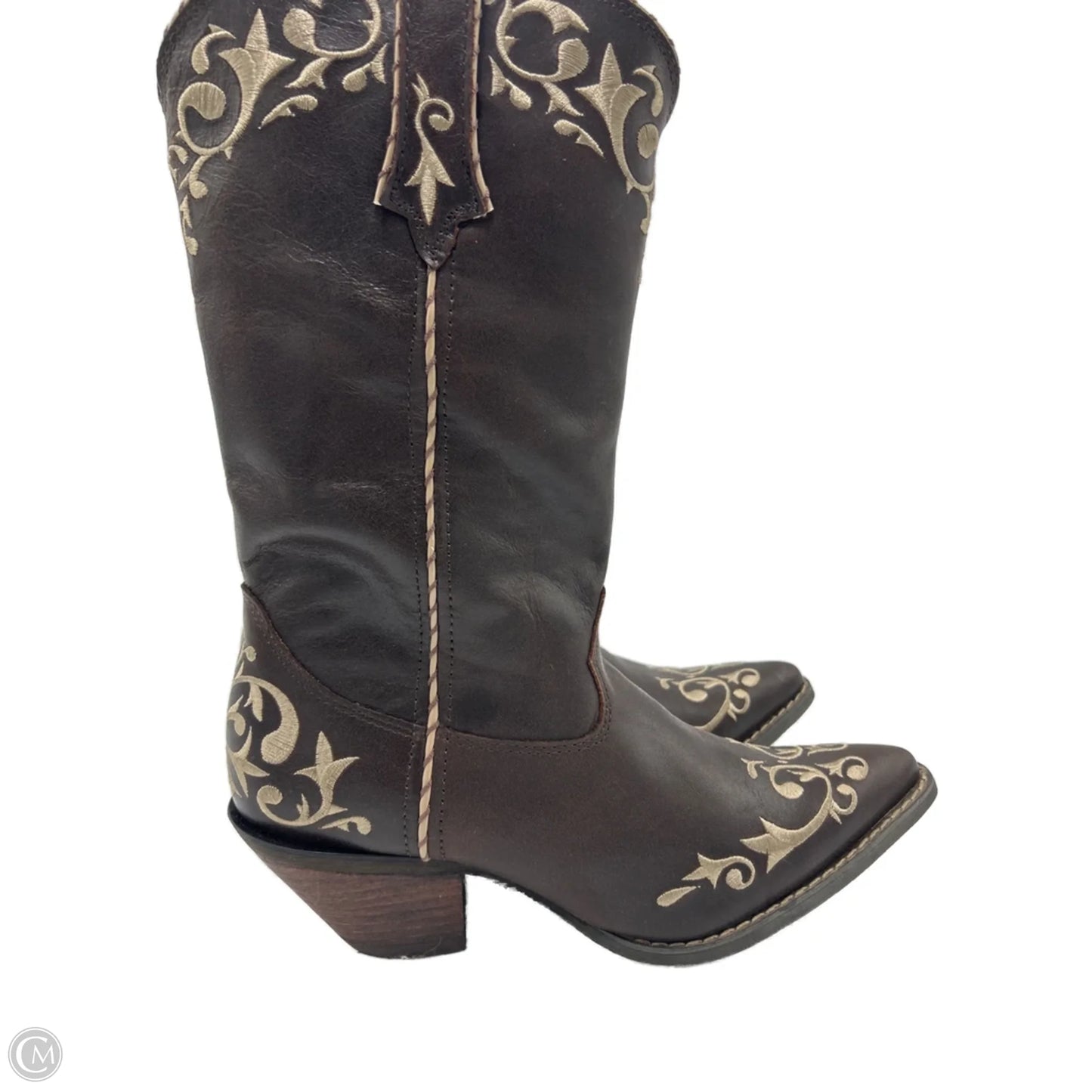 New! Boots Mid-calf Heels By Durango In Brown, Size: 9.5