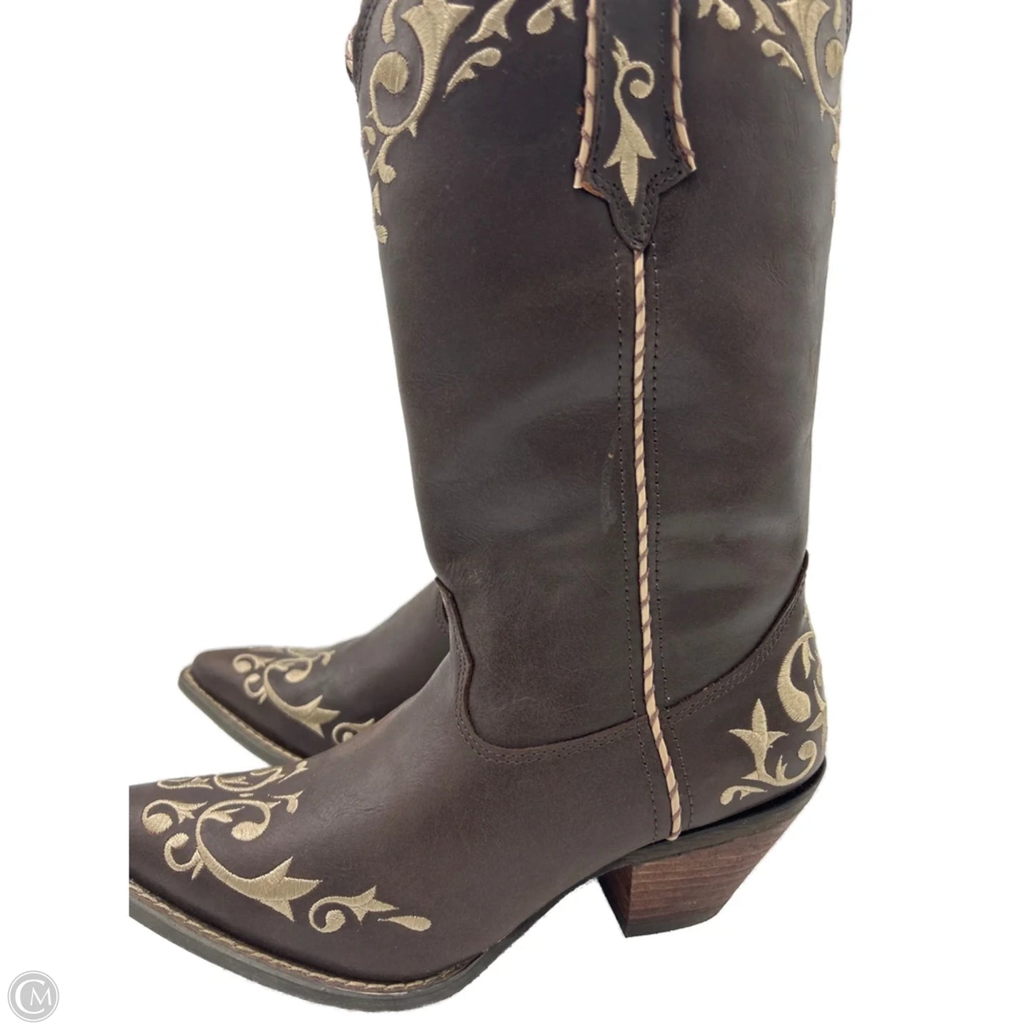 New! Boots Mid-calf Heels By Durango In Brown, Size: 9.5