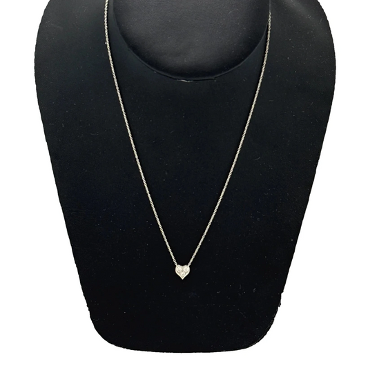 Tiffany & Company Platinum Heart Diamond Necklace