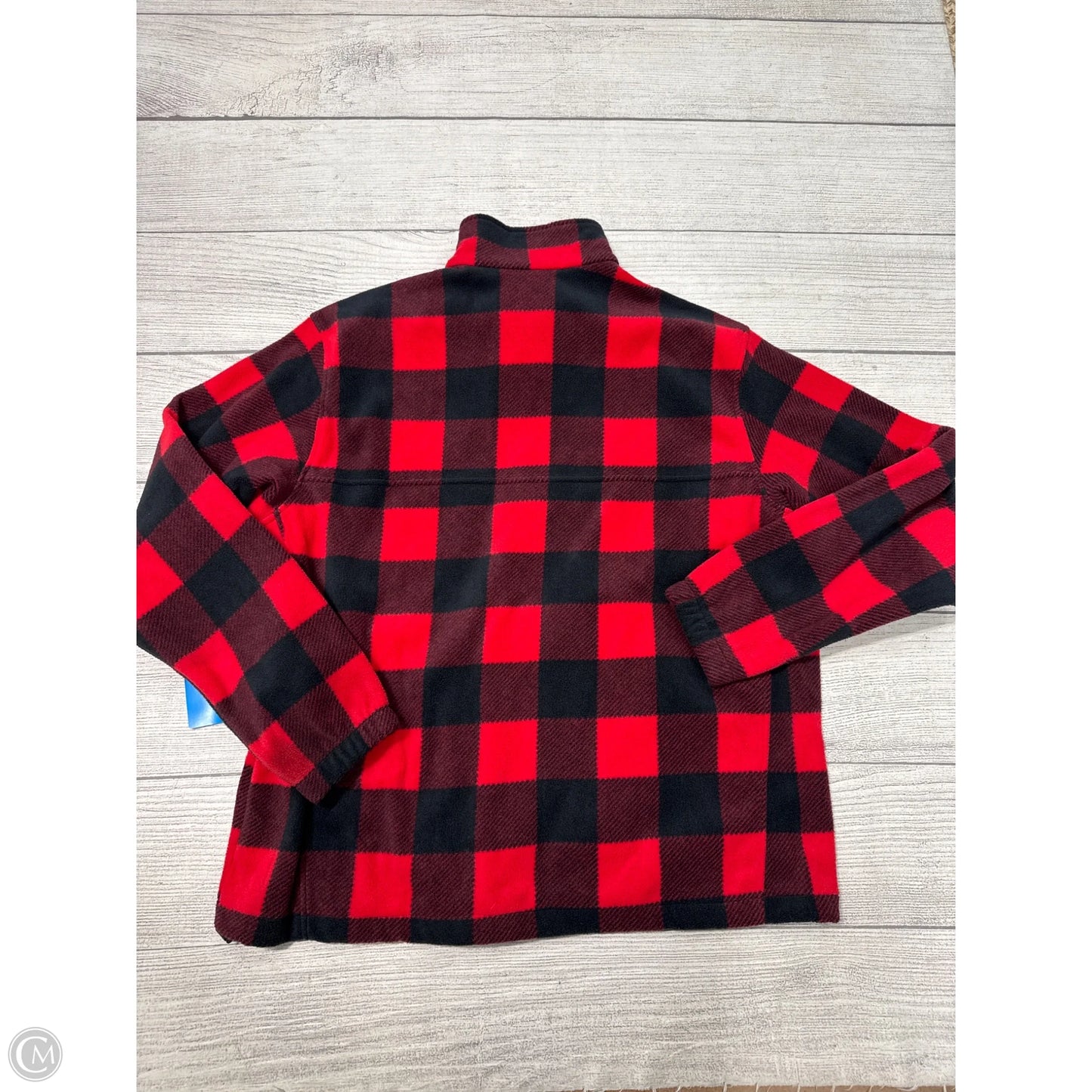 New! Jacket Fleece By Columbia In Black & Red, Size: Xl