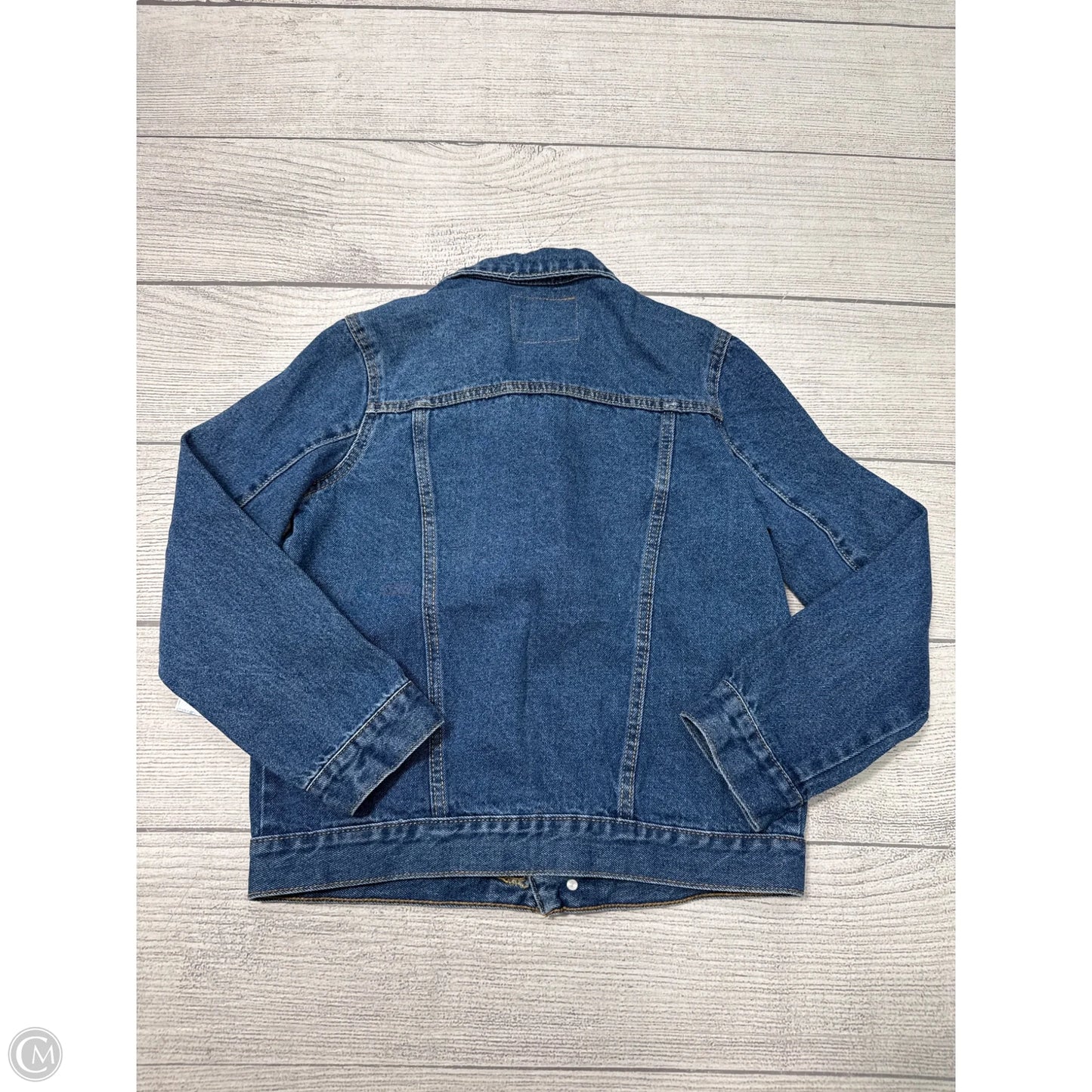 Jacket Denim By Levis In Blue Denim, Size: M