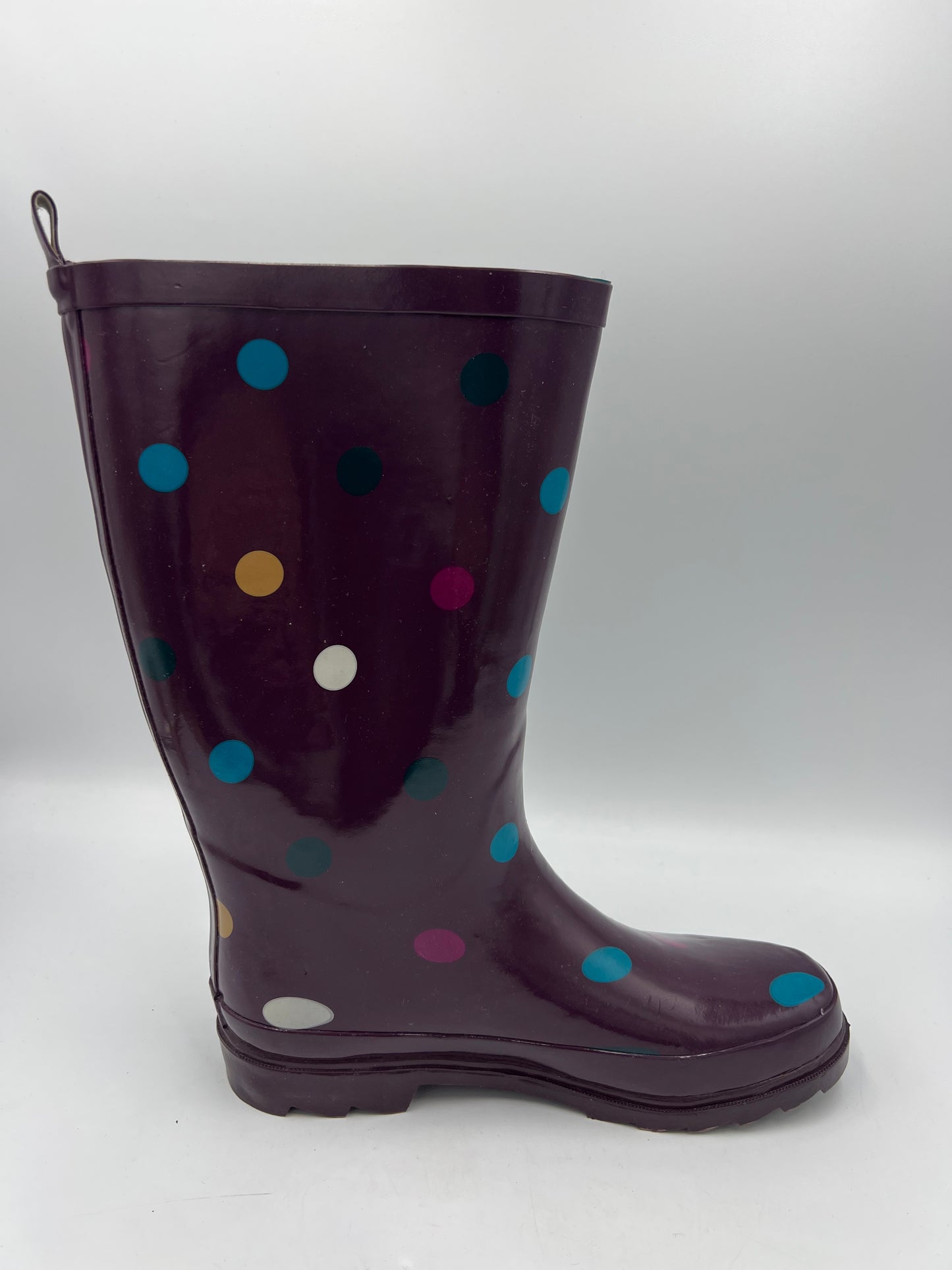 Rain Boots In Purple, Size: 8