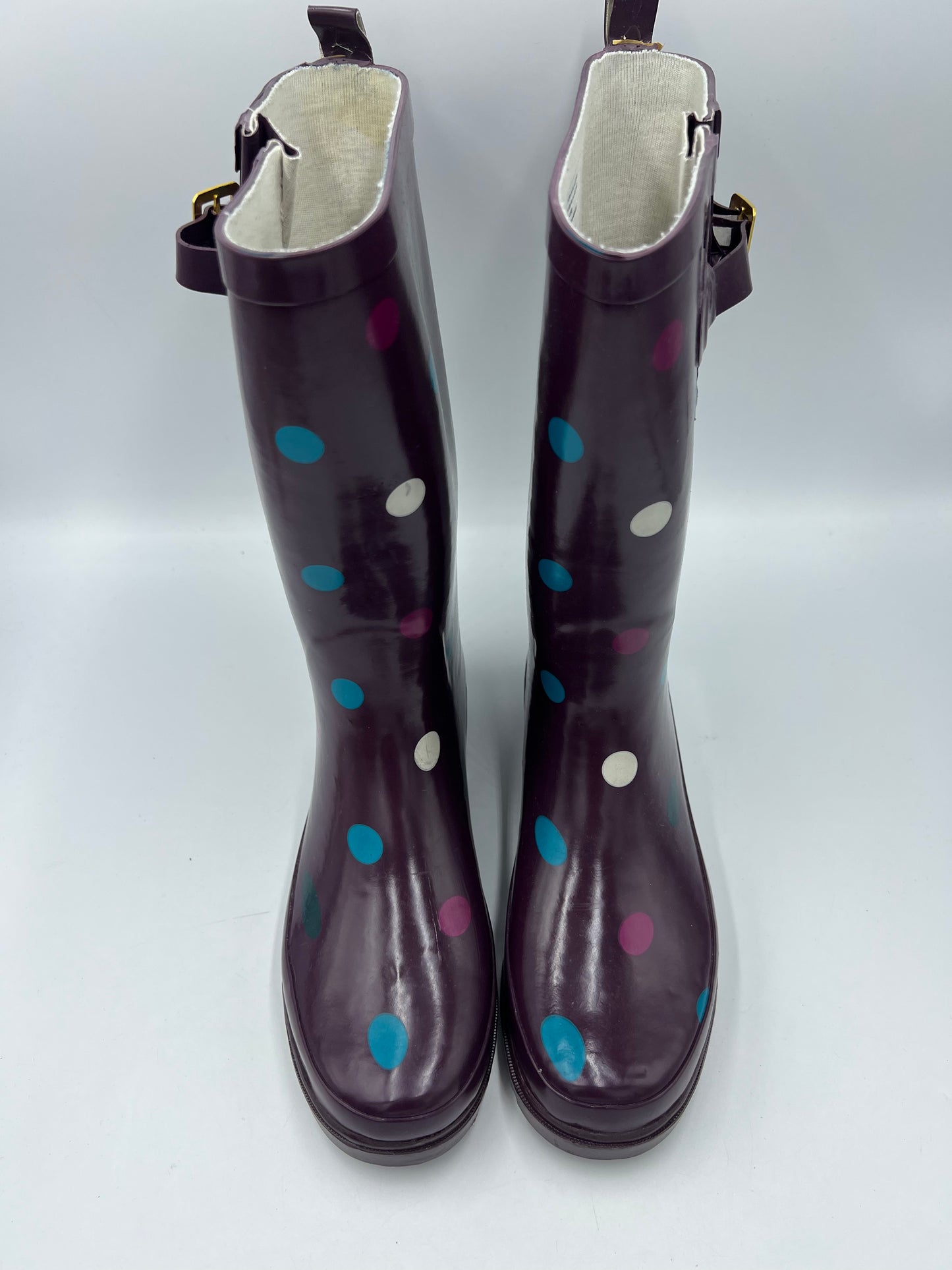 Rain Boots In Purple, Size: 8