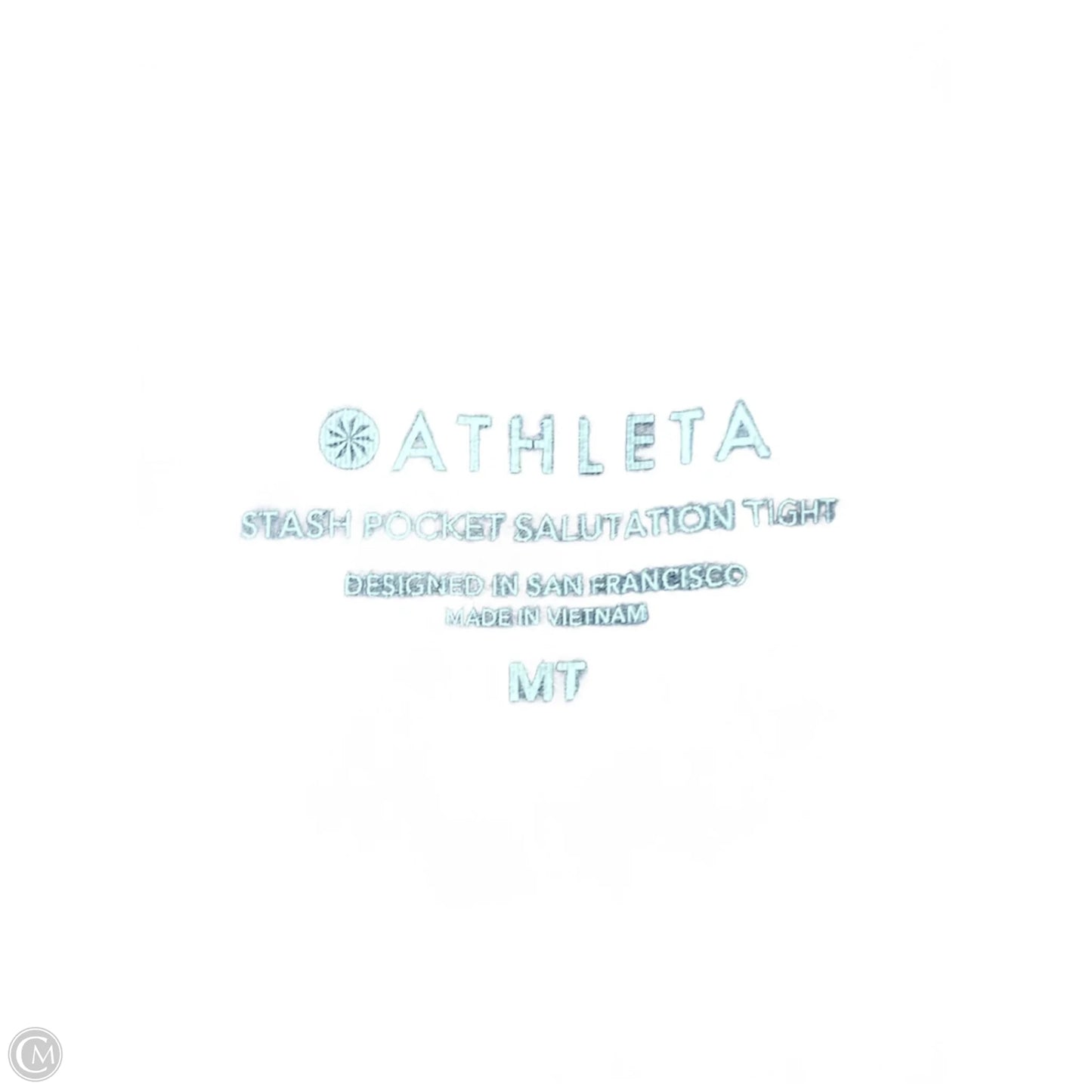 Athletic Leggings By Athleta In Navy, Size: M