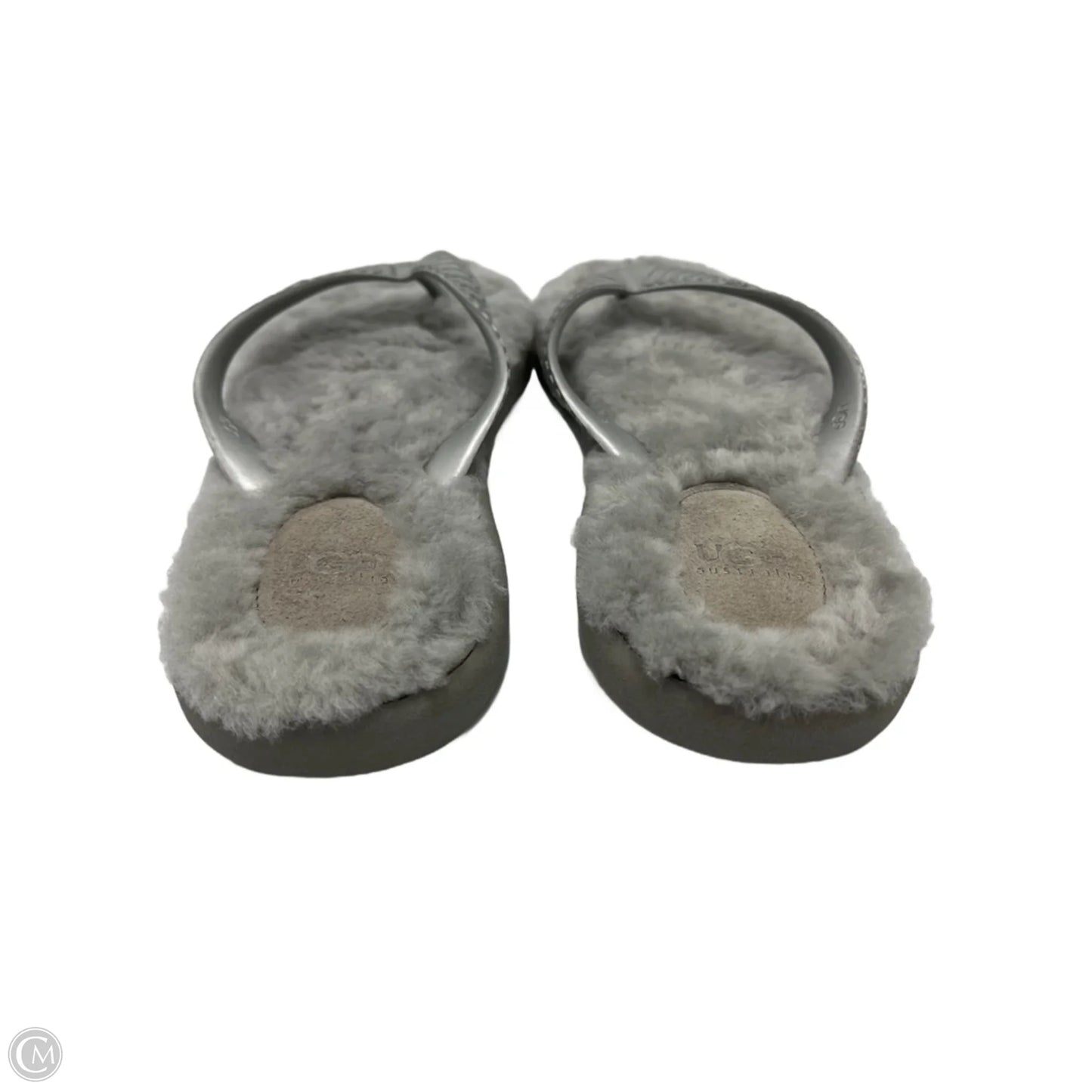 Sandals Designer By UGG In Grey, Size: 8