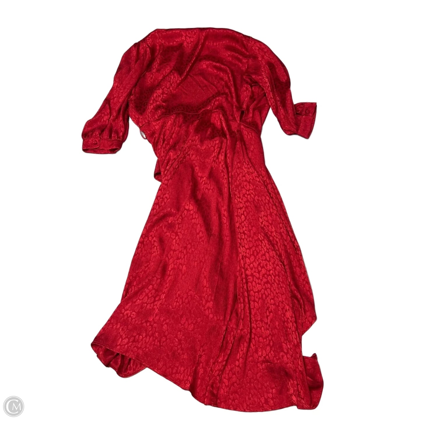 New! Dress Designer By Michael Kors In Red, Size: M