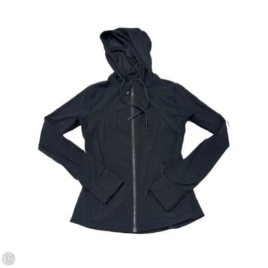 Athletic Jacket By Lululemon In Black, Size: S
