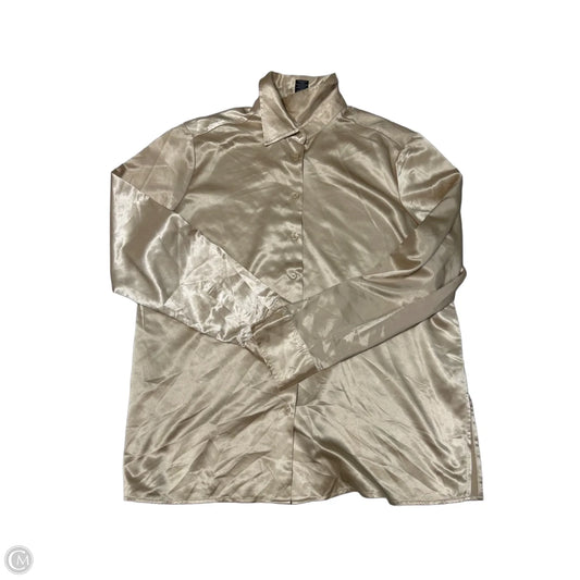 Top Long Sleeve By Rachel Zoe In Gold, Size: L