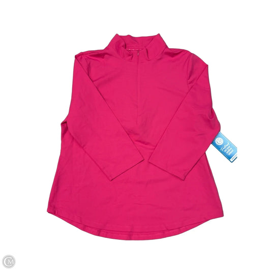 New! Athletic Top Long Sleeve Collar By Tommy Bahama In Pink, Size: L