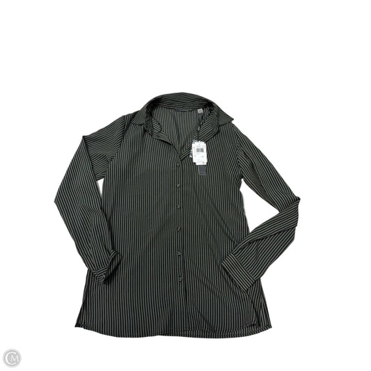 New! Tahari Long Sleeve Top in Striped Pattern, Size XS