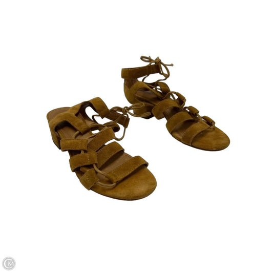 Frye Designer Sandals in Tan, Size 7
