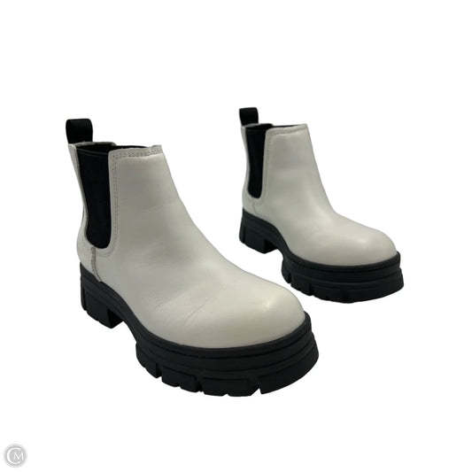 UGG Designer Boots in White, Size 7.5