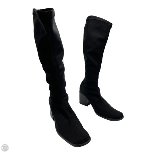 Like New! Liz Claiborne Heeled Knee-High Boots in Black, Size 8