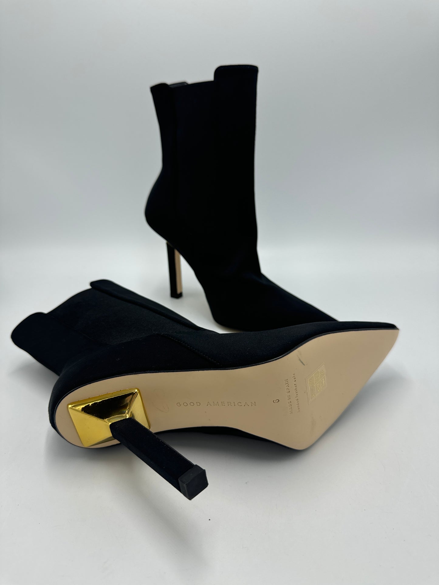 Boots Designer By Good American In Black, Size: 6