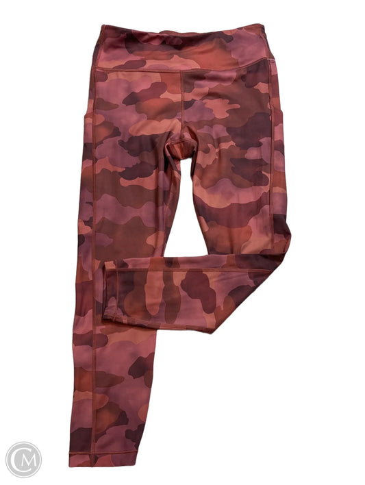 Athletic Leggings Capris By Athleta In Camouflage Print, Size: M