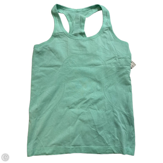 Athletic Tank Top By Lululemon In Teal, Size: M