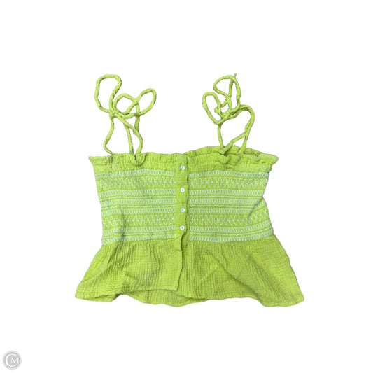 Top Sleeveless By Free People In Green, Size: S