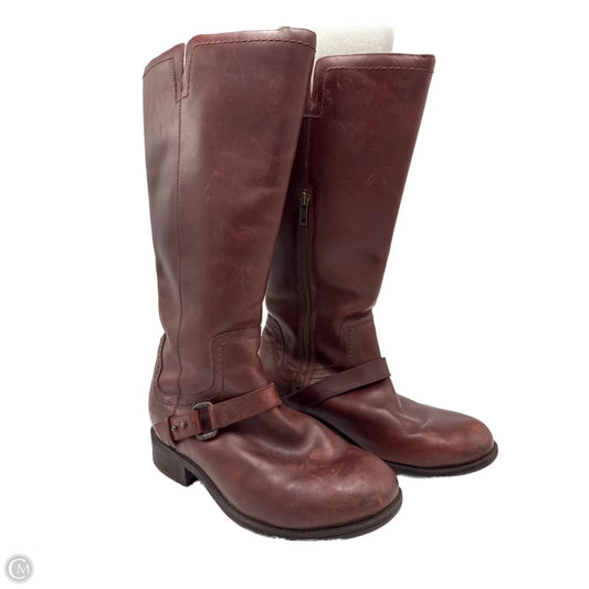Boots Designer By UGG In Brown, Size: 9