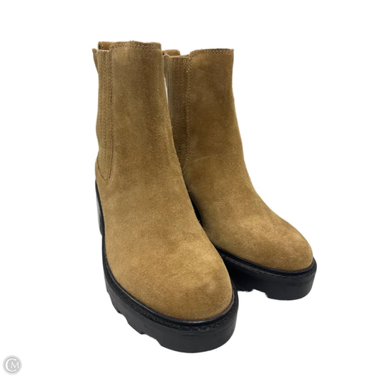 Boots Ankle Flats By Madewell In Brown, Size: 7