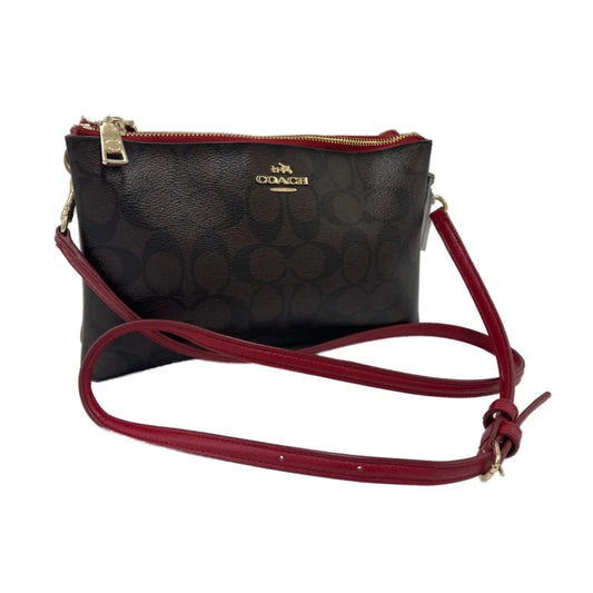Handbag / Crossbody Double Pouch Designer By Coach