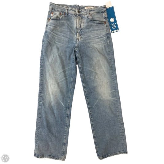 Jeans Straight By Adriano Goldschmied In Blue Denim, Size: 6