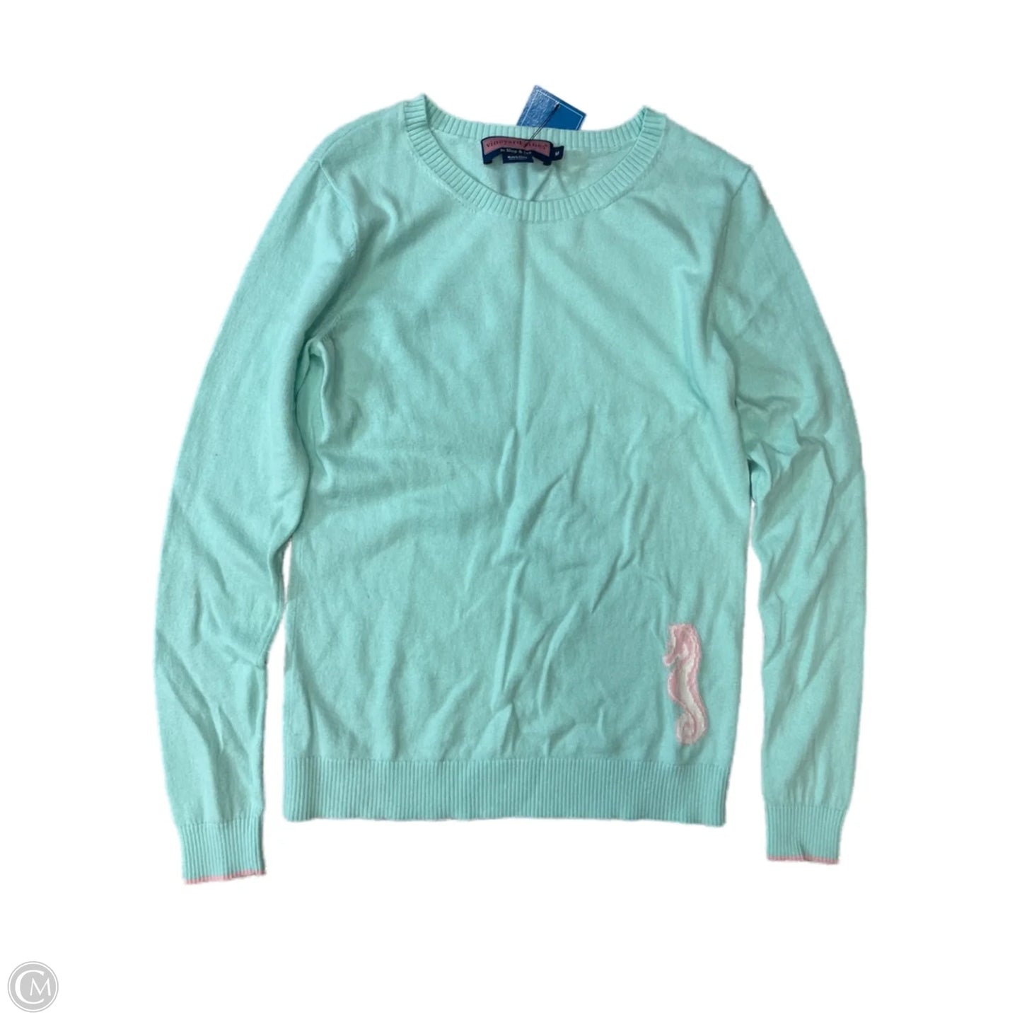 Sweater By Vineyard Vines In Teal, Size: M