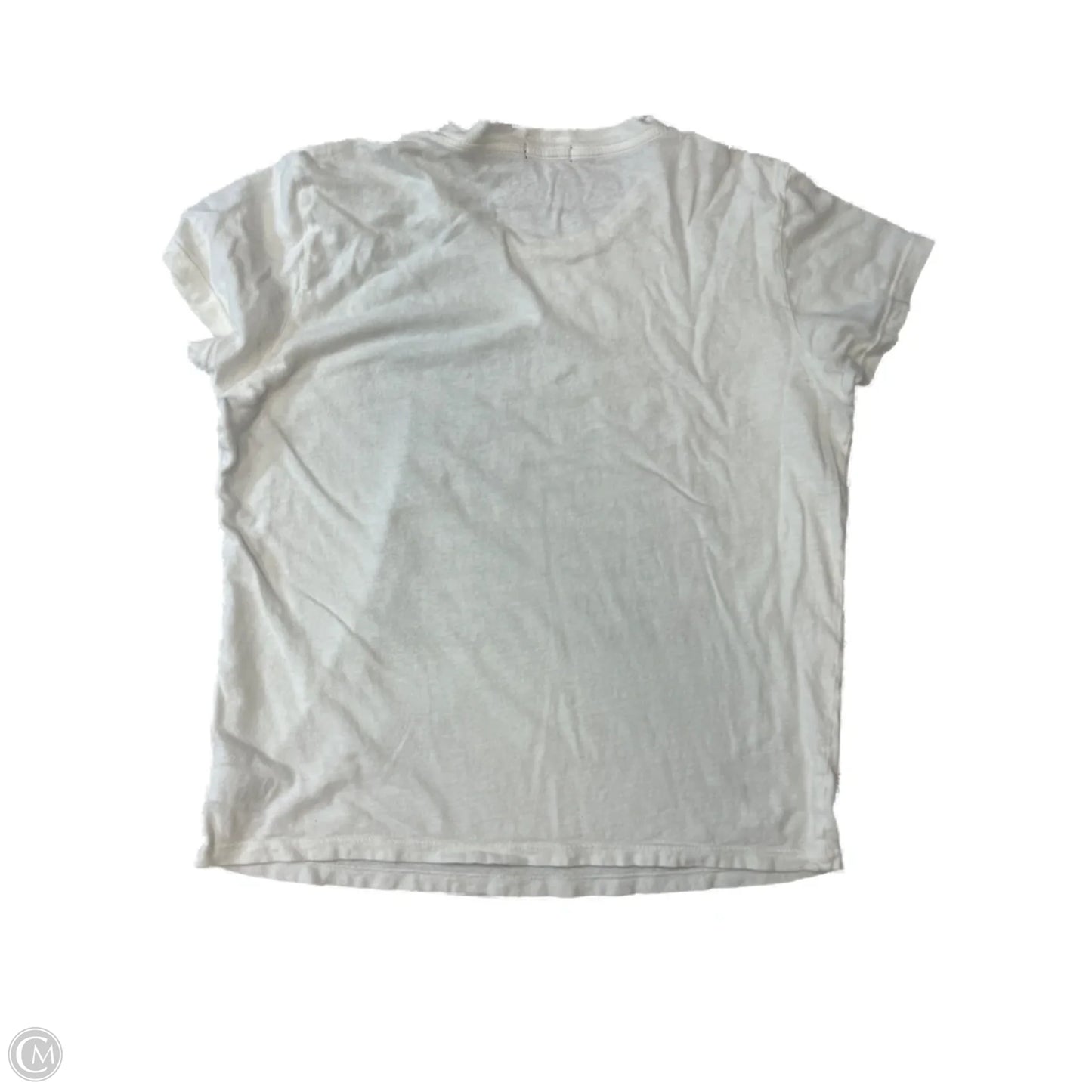 Top Short Sleeve By Mother In White, Size: S