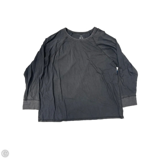 Top Long Sleeve By Aerie In Grey, Size: Xxl