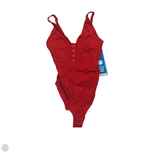 New! Bodysuit / Top Sleeveless By Free People In Red, Size: M