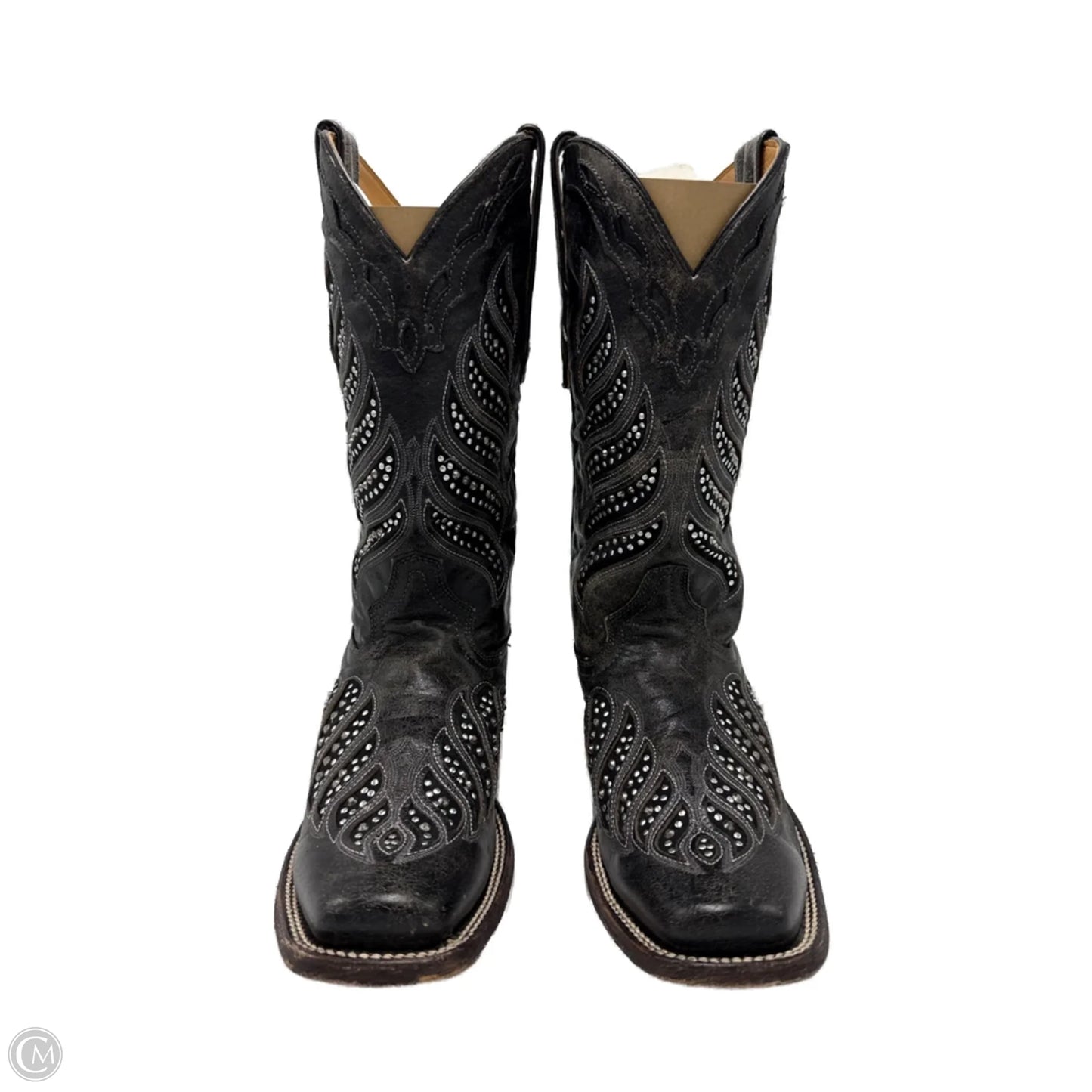 Boots Ankle Heels By Corral In Black, Size: 11