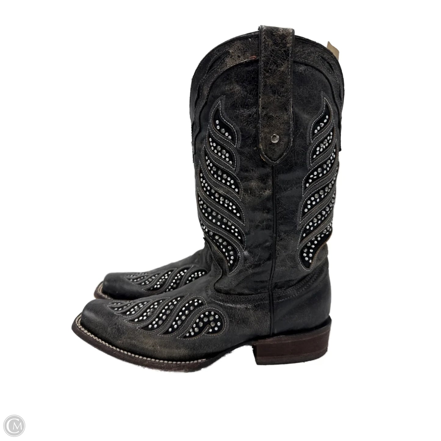 Boots Ankle Heels By Corral In Black, Size: 11