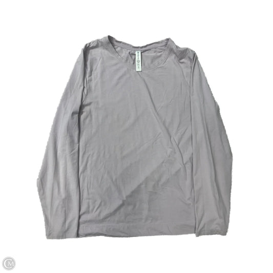 Athletic Top Long Sleeve Collar By Athleta In Pink, Size: Xl