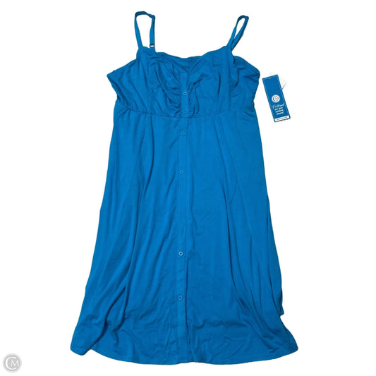 New! Dress Casual Midi By Torrid In Blue, Size: 3x