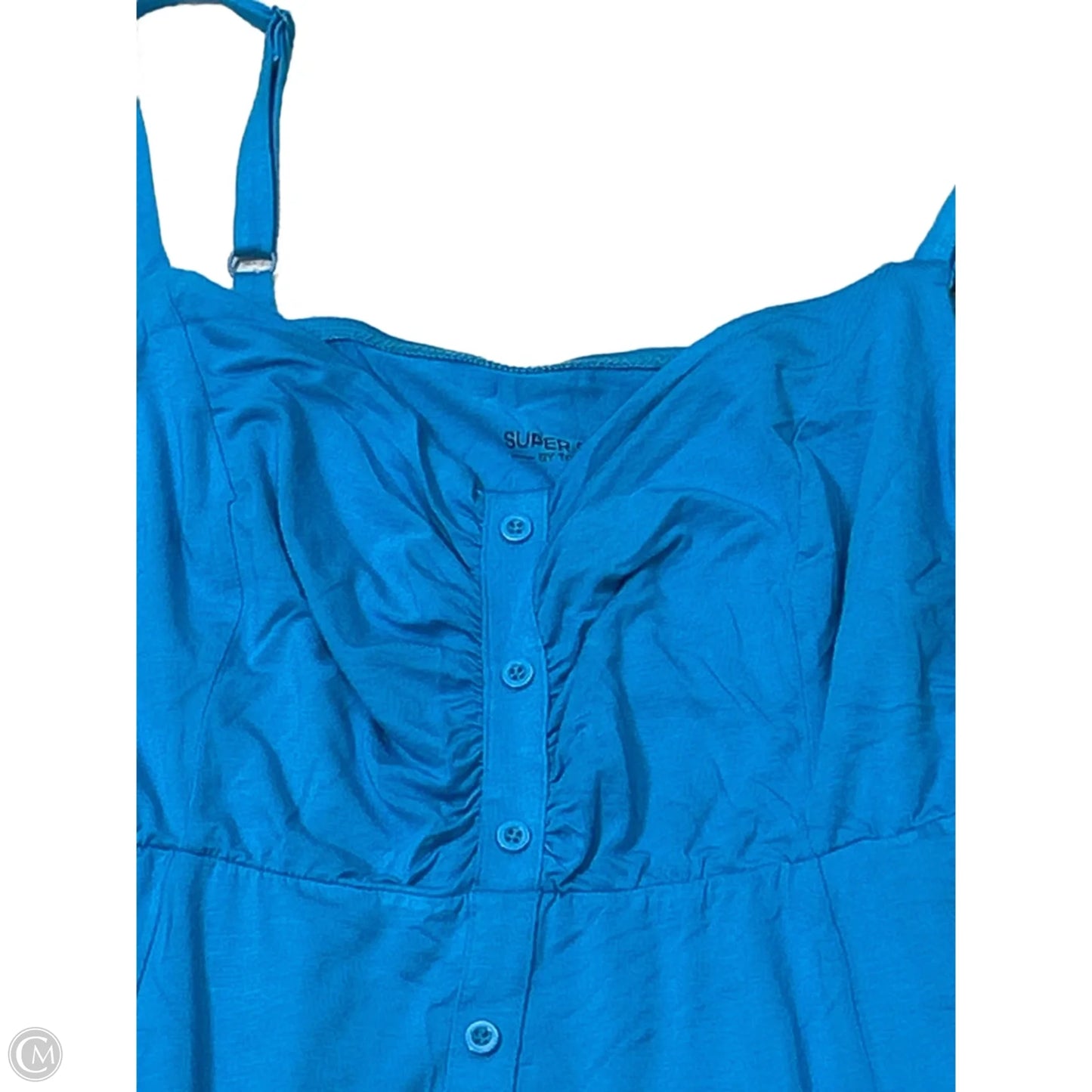 New! Dress Casual Midi By Torrid In Blue, Size: 3x