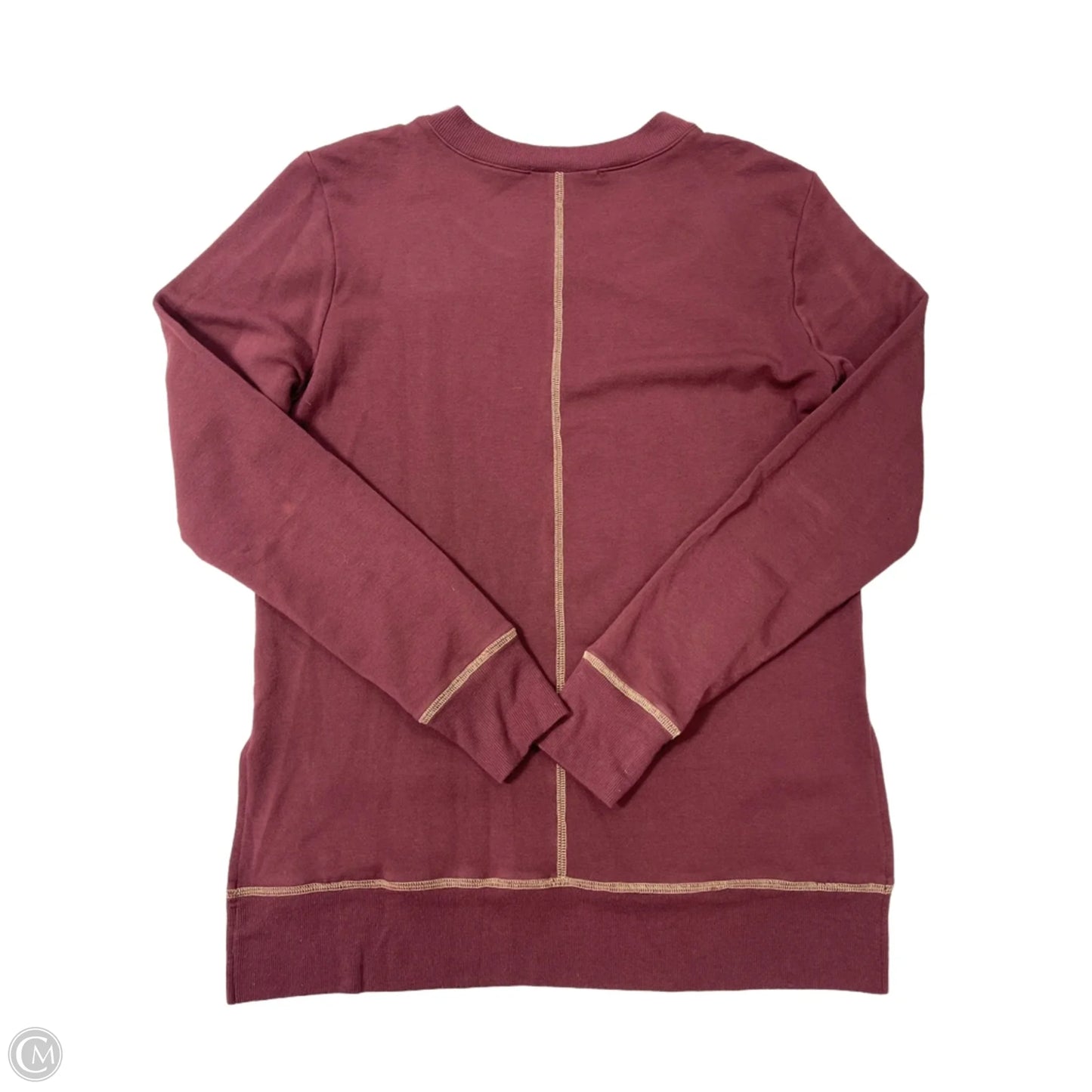 Sweater By Johnny Was In Maroon, Size: S