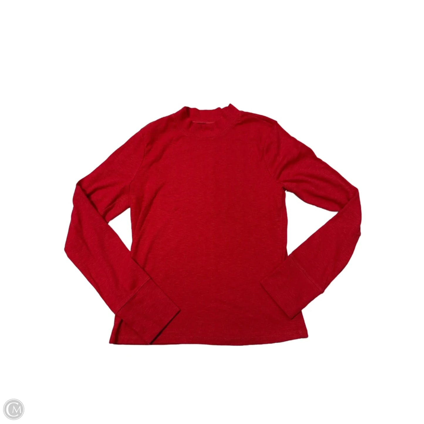 Top Long Sleeve By Gap In Red, Size: M