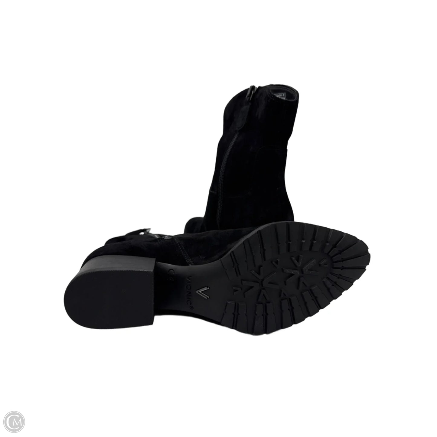 Boots Ankle Heels By Vionic In Black, Size: 7