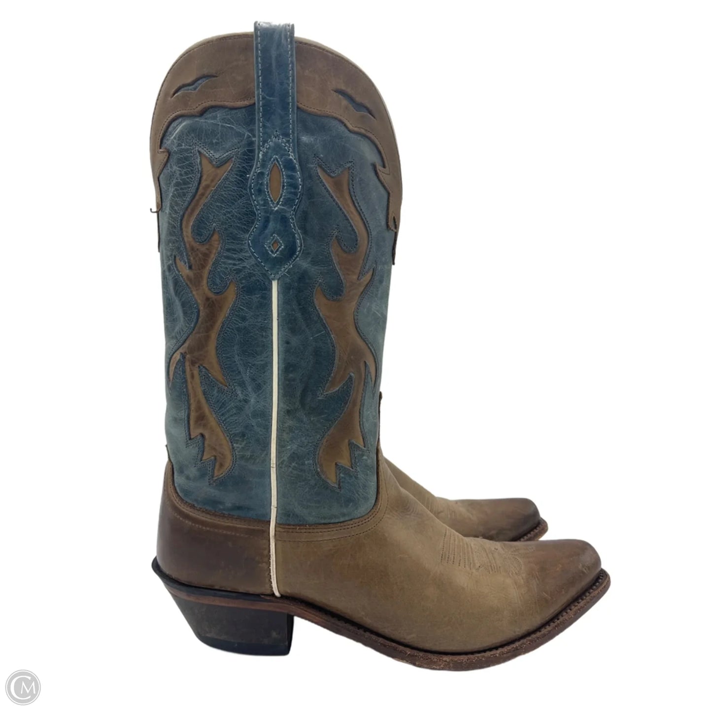 Boots Mid-calf Heels By Old West In Brown, Size: 10