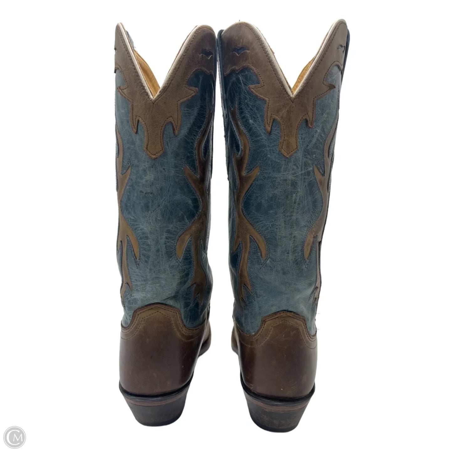 Boots Mid-calf Heels By Old West In Brown, Size: 10