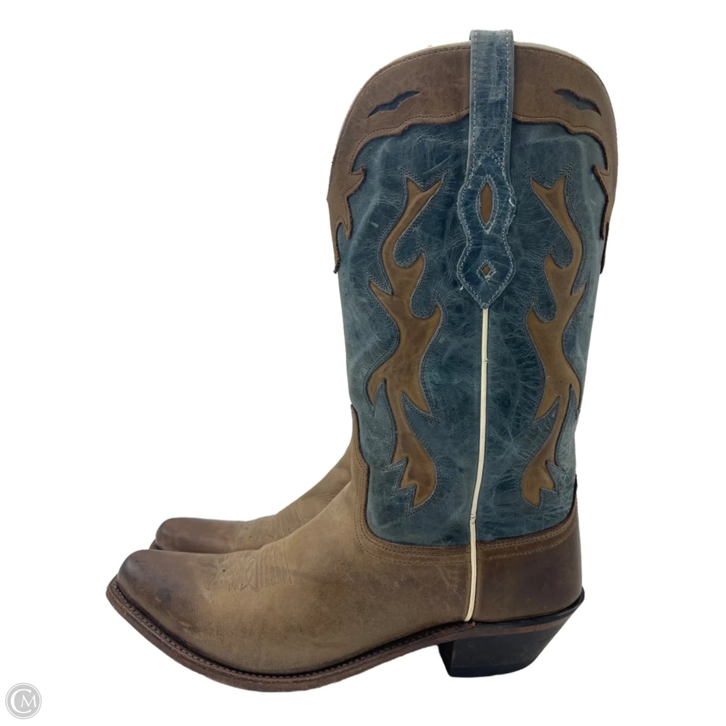 Boots Mid-calf Heels By Old West In Brown, Size: 10