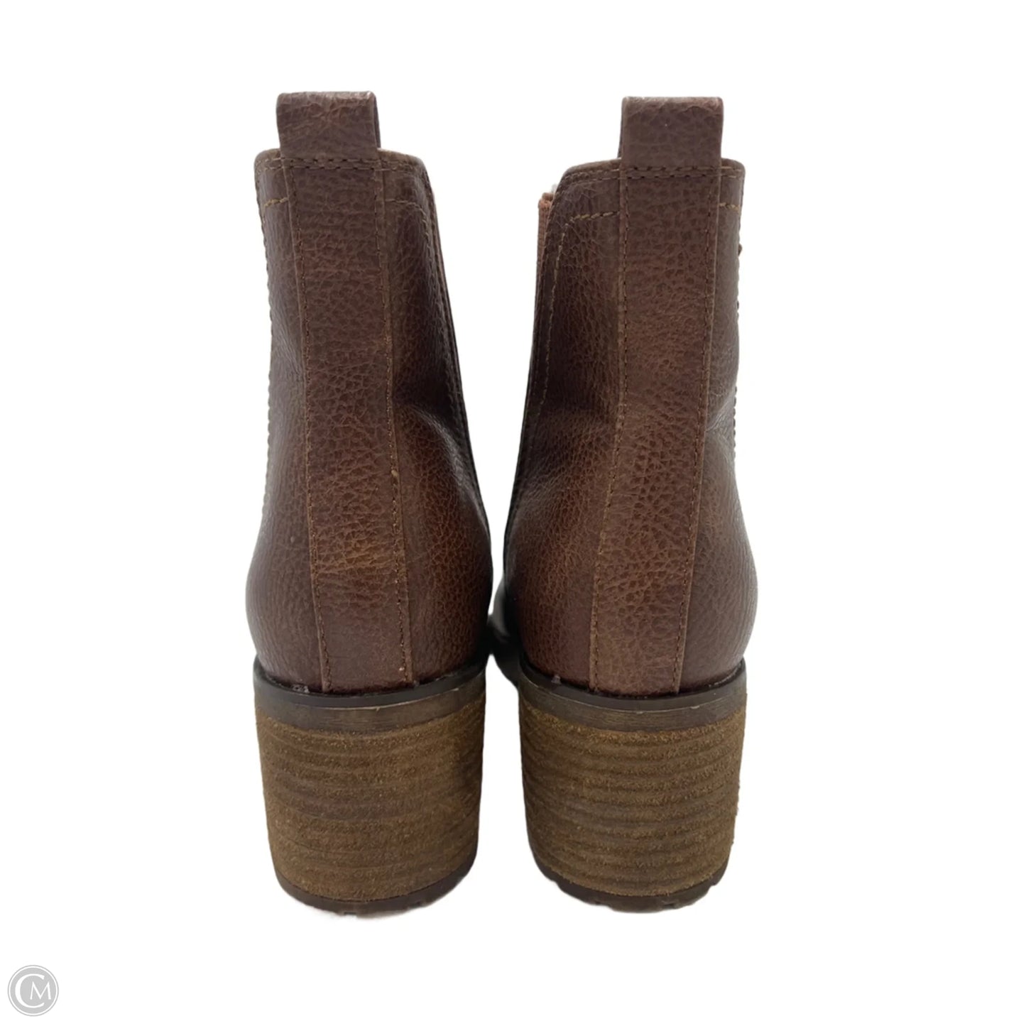 Boots Ankle Heels By Mia In Brown, Size: 7