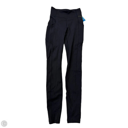 Athletic Leggings By Lululemon In Black, Size: Xs