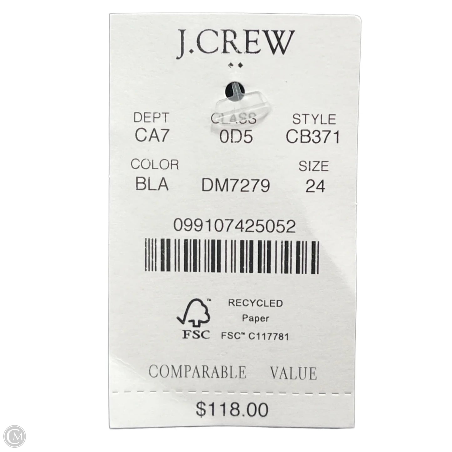 Jeans Wide Leg By J. Crew In Black, Size: 0